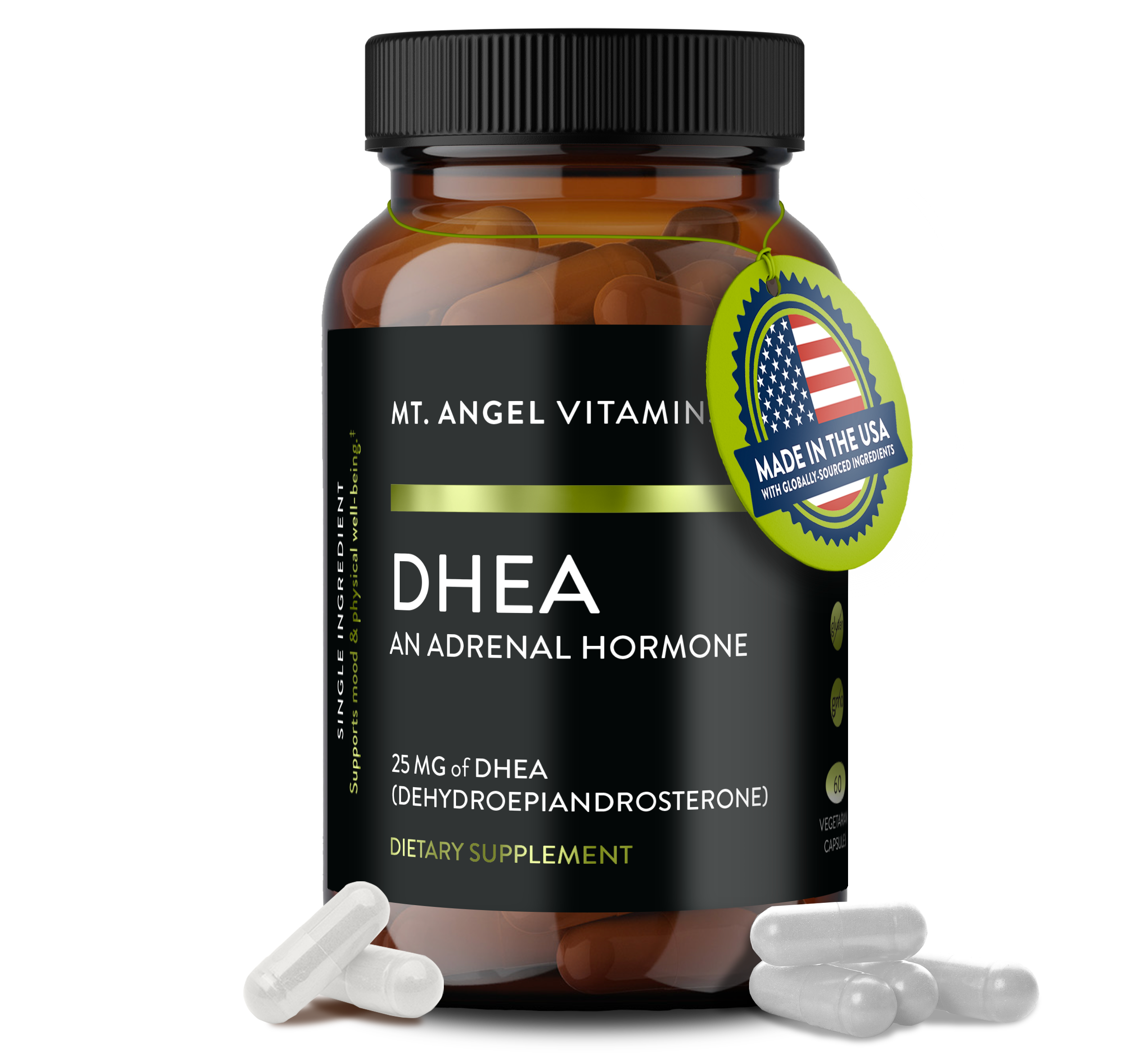 Pure DHEA 25mg for Men & Women - Support Healthy Aging & Energy – Mt ...