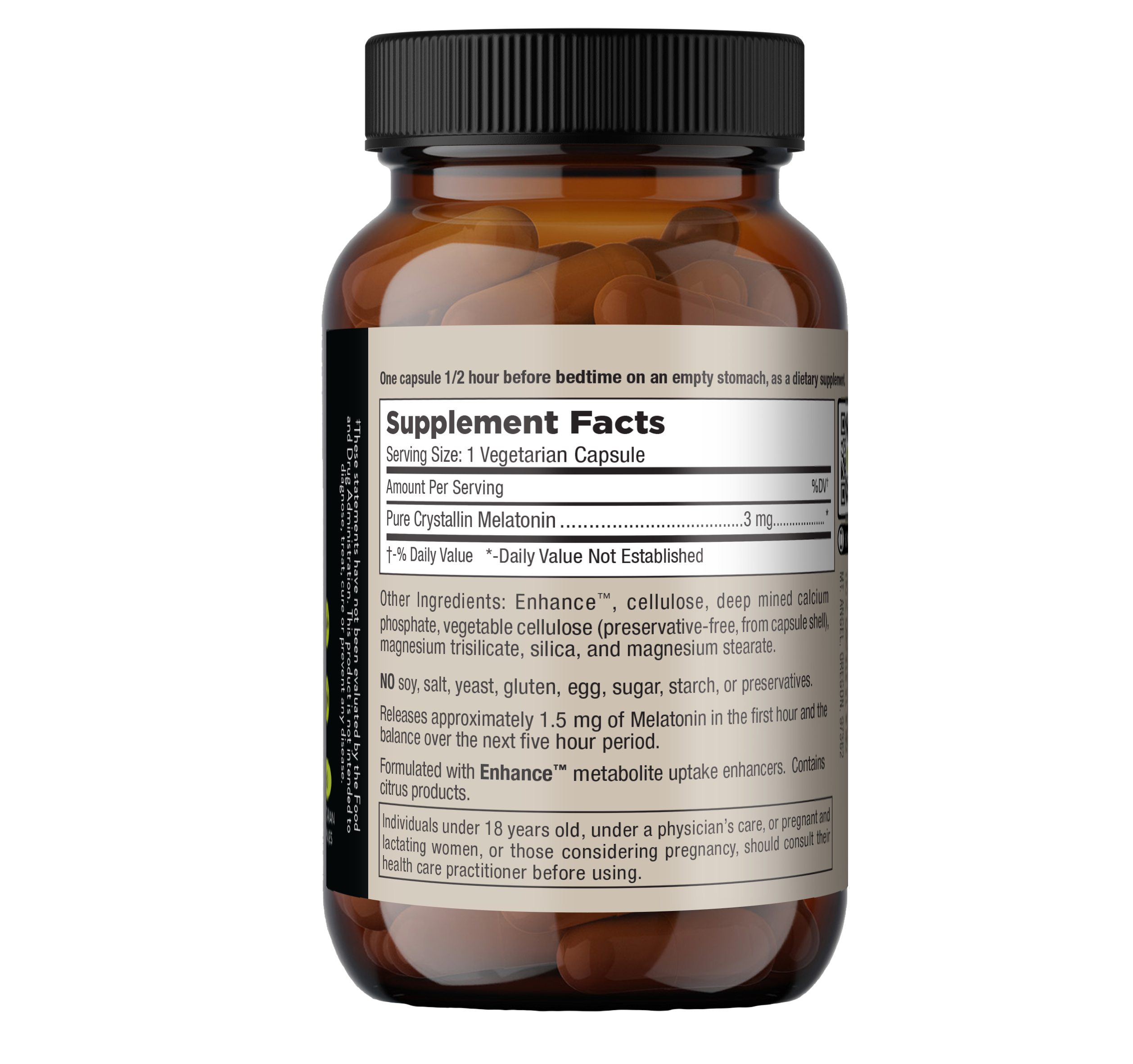 MELATONIN TIMED RELEASE 60CT – Mt. Angel Vitamins