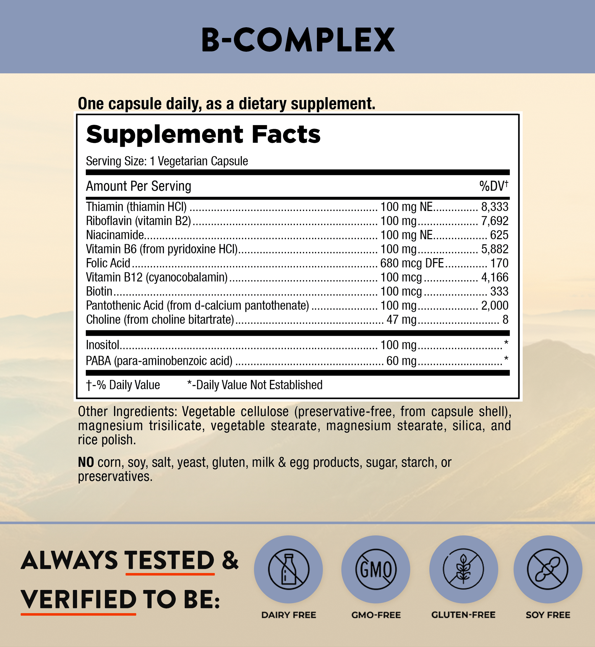Energy & Focus Stack with Adrenal Support, B‑12 Essential Trio and