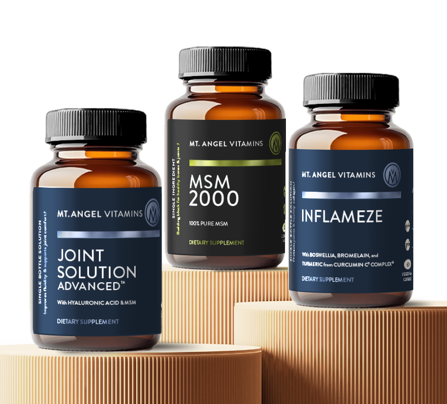 Joint + Mobility Stack (Inflameze, MSM, and Joint Solution) – Mt. Angel ...