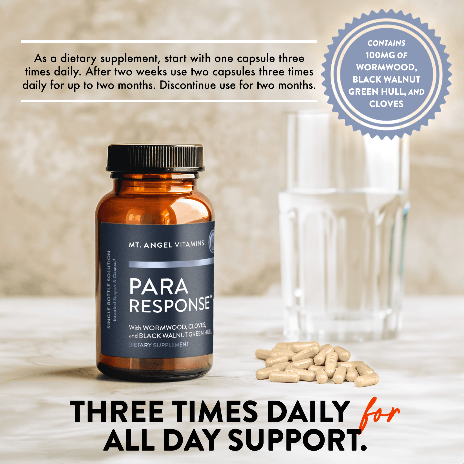 PARA RESPONSE CAPS 60CT – Mt. Angel Vitamins