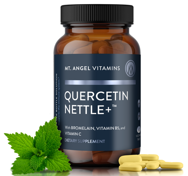Mt. Angel Vitamins Quercetin Nettle+ - Your Essential Partner for Seasonal Support | 60 Tablets