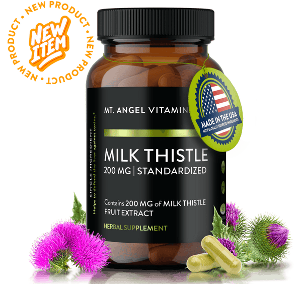 Milk Thistle 60 Ct Vegetarian Capsules - For Optimal Liver Health