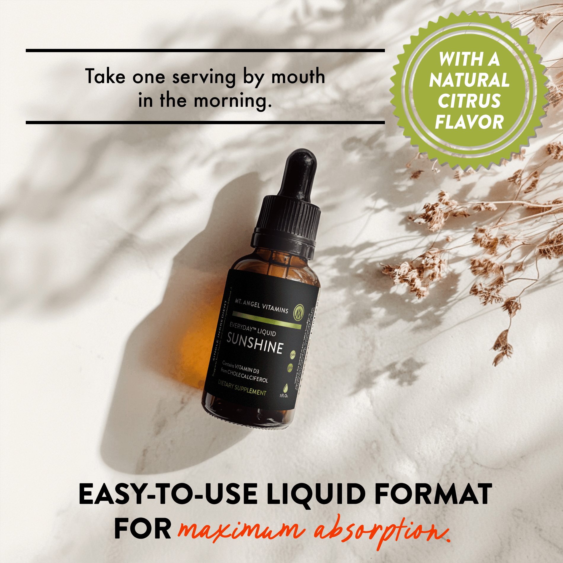 EVERYDAY LIQUID SUNSHINE 1OZ – Mt. Angel Vitamins