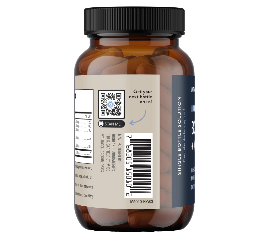 BONES+ K2 CAPS 60CT Mt. Angel Vitamins