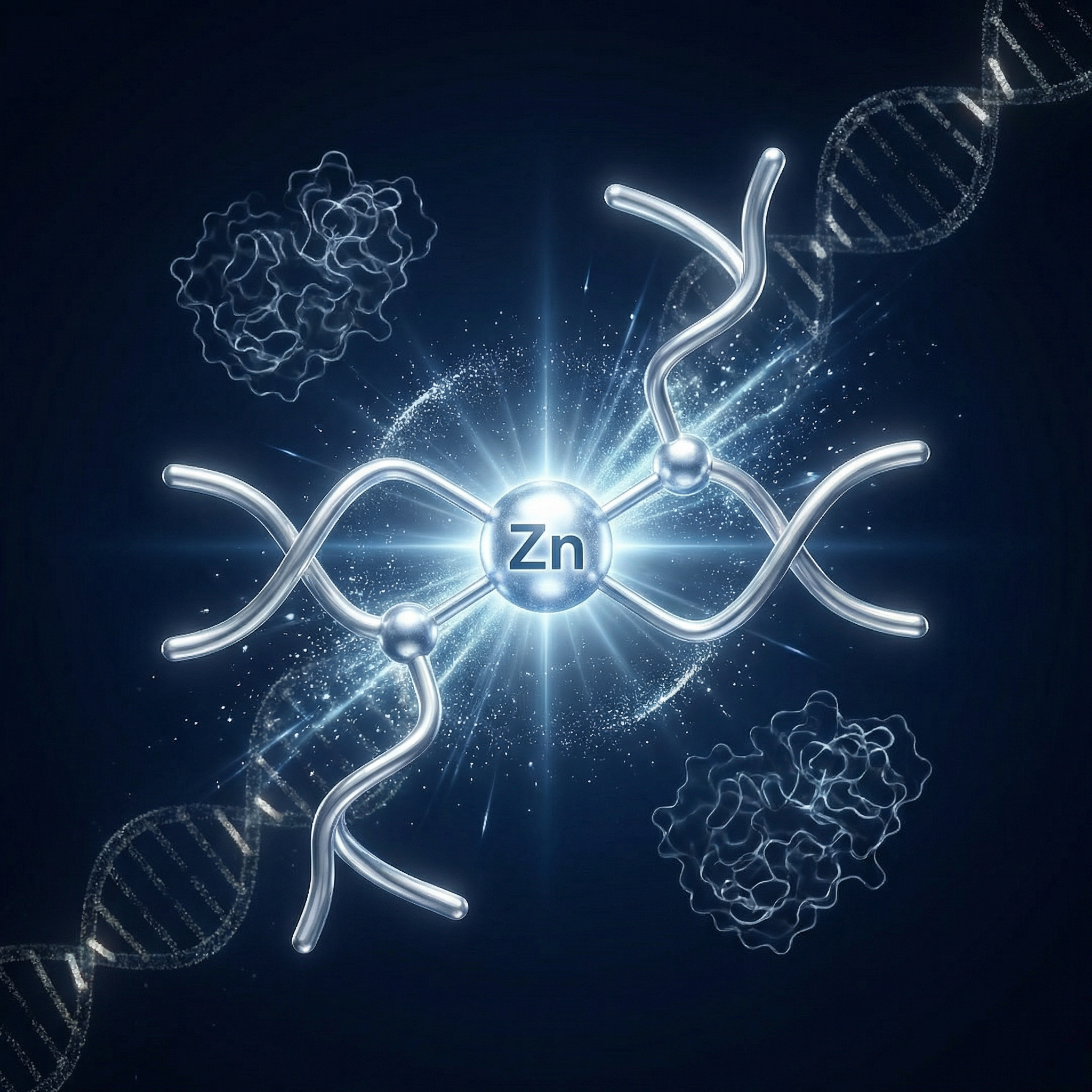 Zinc Bisglycinate chelated molecular structure